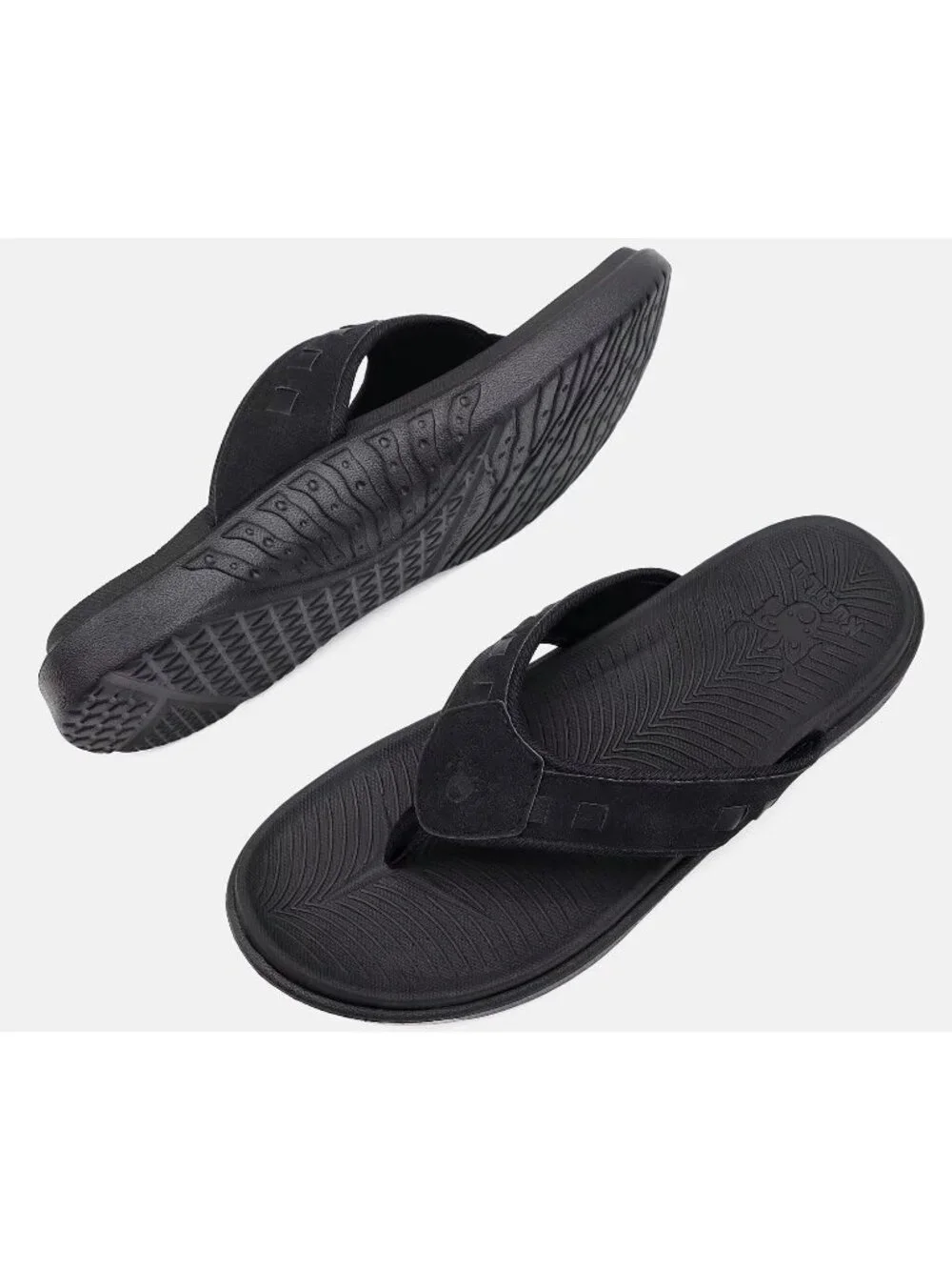 Men's Brown Fashion Arch Support Flip Flops Comfort Orthotic Thong Sandal Shoes